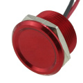 USYUMO YD19-10R 100mA 24VDC Red aluminium 19mm mounting hole diameter piezo switch